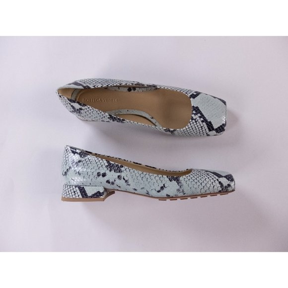 BOTTEGA VENETA Tower Flat python embossed lambskin ballet flats Size 9 US / 39 - Picture 1 of 10